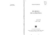 book En Busca De La Politica