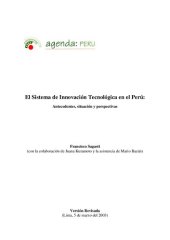 book El Sistema de Innovación Tecnológica en el Perú: Antecedentes, situación y perspectivas