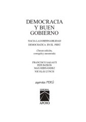 book Democracia y buen gobierno. Hacia la gobernabilidad democrática en el Perú