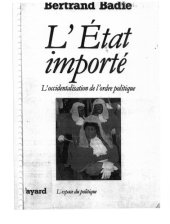 book L’Etat Importé