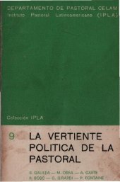 book La Vertiente Politica De La Pastoral