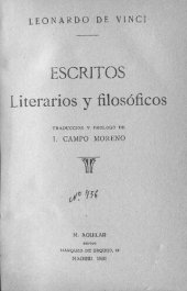 book Escritos Literarios Y Filosoficos (Scan)