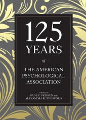 book 125 Years of the American Psychological Association