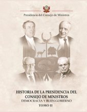 book Historia de la Presidencia del Consejo de Ministros: Democracia y buen gobierno. 1956-2016