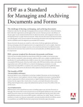 book PDF as a Standard for Managing and Archiving Documents and Forms