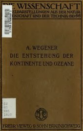 book Die Entstehung der Kontinente und Ozeane