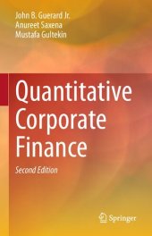 book Quantitative Corporate Finance