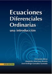 book Ecuaciones diferenciales ordinarias una introducción