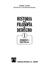 book Historia de la filosofía del derecho