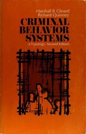 book Criminal Behavior Systems: A Typology