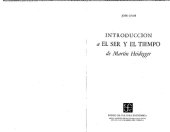 book Introduccion a el ser y el tiempo de Martin Heidegger