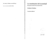 book La Constitucion De La Sociedad