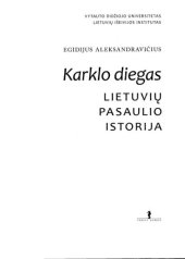 book Karklo diegas : lietuvių pasaulio istorija