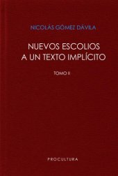 book Nuevos escolios a un texto implícito, Tomo II