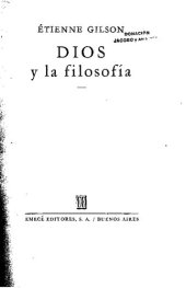 book Dios Y La Filosofia