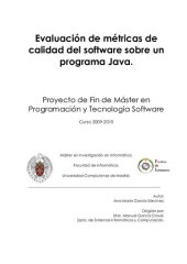 book Evaluacion De Metricas De Calidad Del Software