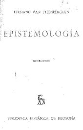 book Epistemología