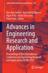 book Advances in Engineering Research and Application: Proceedings of the International Conference on Engineering Research and Applications, ICERA 2020