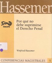 book Por qué no debe suprimirse el derecho penal