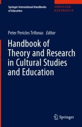 book Handbook Of Theory And Research In Cultural Studies And Education