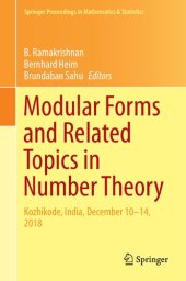 book Modular Forms and Related Topics in Number Theory: Kozhikode, India, December 10–14, 2018