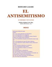 book El Antisemitismo Su Historia Y Sus Causas