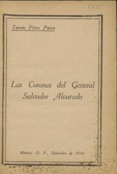 book Las coronas del General Salvador Alvarado