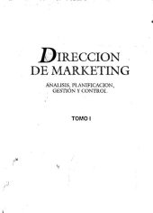 book Direccion De Marketing