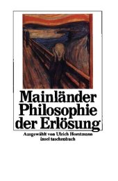 book Philosophie der Erlösung. Eine Auswahl aus dem Werk