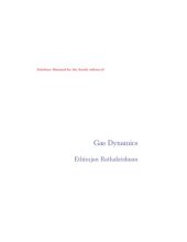 book Gas Dynamics (Solution Manual)