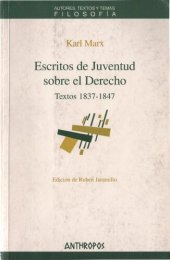 book Escritos De Juventud Sobre El Derecho