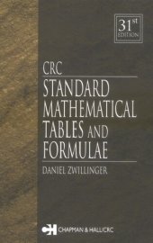 book Standard Mathematical Tables and Formulae