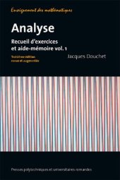 book Analyse: recueil d'exercices et aide-mémoire