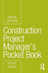 book CONSTRUCTION PROJECT MANAGER'S POCKET BOOK