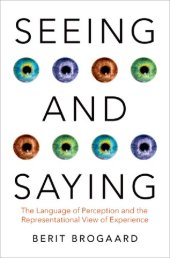 book Seeing and Saying: The Language of Perception and the Representational View of Experience