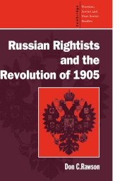 book Russian Rightists and the Revolution of 1905