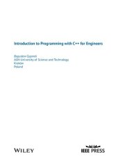 book Introduction to Programming with C++ for Engineers Textbook