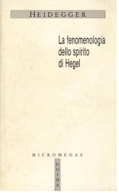 book La fenomenologia dello spirito di Hegel