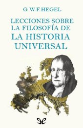 book Lecciones sobre la filosofía de la historia universal