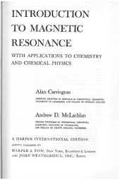 book Introduction to Magnetic Resonance