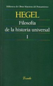 book Filosofía de la historia universal