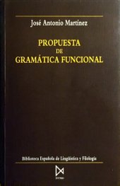 book Propuesta de gramática funcional