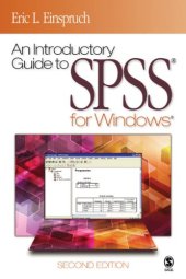 book An Introductory Guide to SPSS for Windows