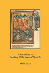 book Annotations to Geoffrey Hill's Speech! Speech!