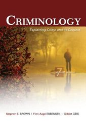 book Criminology: explaining crime and its context