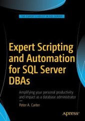 book Expert Scripting and Automation for SQL Server DBAs