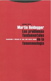 book Problemas fundamentales de la fenomenología (1919-1920)