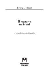 book Il rapporto tra i sessi