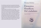 book Elementos filosóficos. Del ciudadano