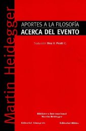 book Aportes a la filosofía : acerca del evento